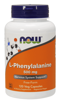 now foods l-phenylalanine 500mg 120 vegetable capsules