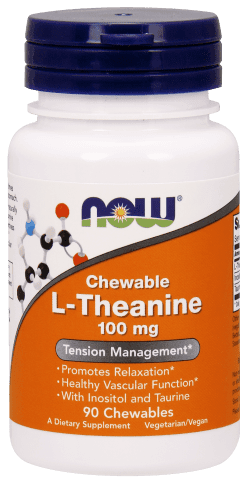 now foods l-theanine 100 mg 90 chewables