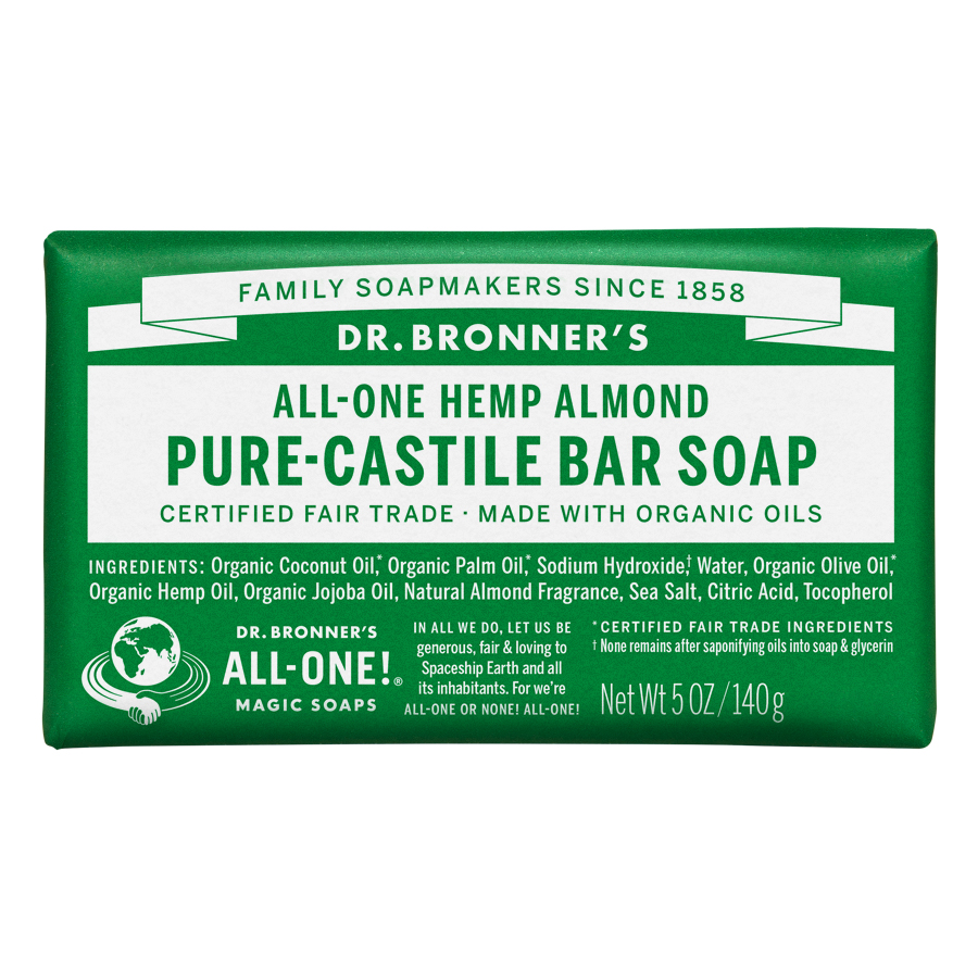 dr bronners almond soap bar