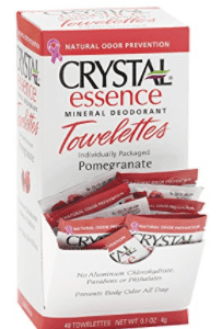 Crystal Essence Mineral Deodorant Towelettes