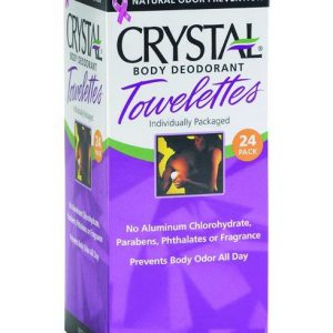 Crystal Body Deodorant Towelettes