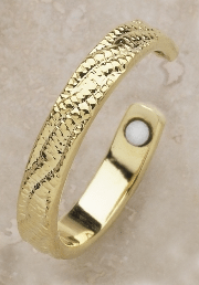 Gold Plated Toe Magnetic Ring