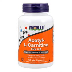 ACETYL-L CARNITINE 500 MG – 100 CAPSULES