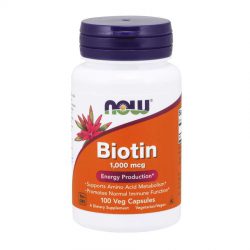 BIOTIN 1000 MCG – 100 CAPSULES