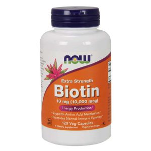 BIOTIN 10 MG (10,000 MCG) – 120 VEG CAPSULES