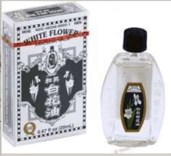 white flower analgesic balm