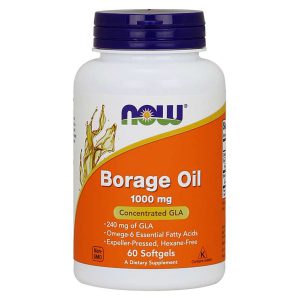 BORAGE OIL 1000 MG – 240 MG GLA – 60 SOFTGELS