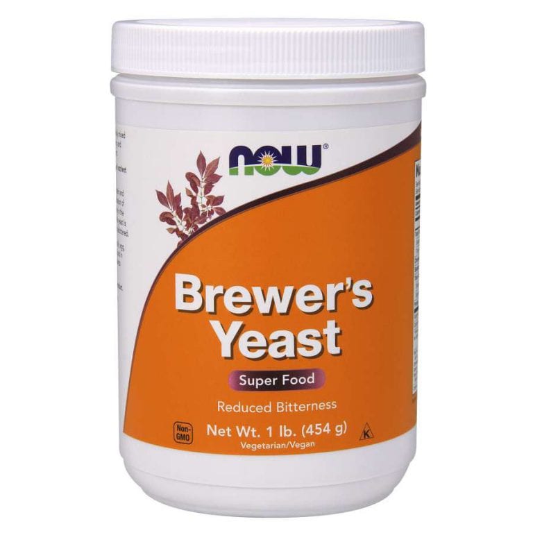 NOW Foods Brewer's Yeast Powder, Reduced Bitterness, 1 lb