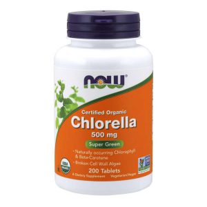 CHLORELLA 500 MG CERTIFIED ORGANIC – 200 TABS