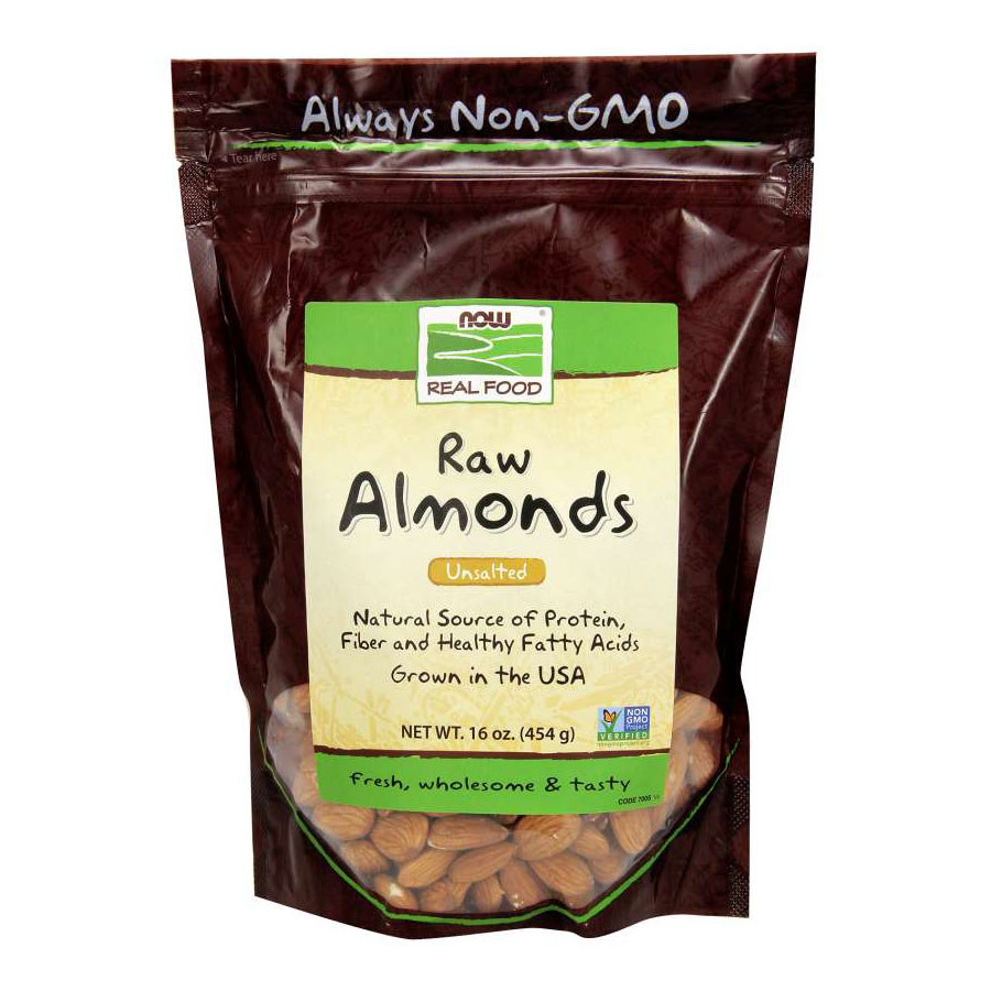 ALMONDS NATURAL, UNBLANCHED – 1 LB.