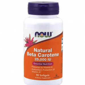 Beta Carotene 25,000 IU - 90 Softgels, NOW Foods