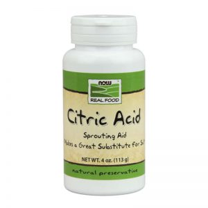 NOW Foods - Citric Acid 100% Pure - 4 oz.