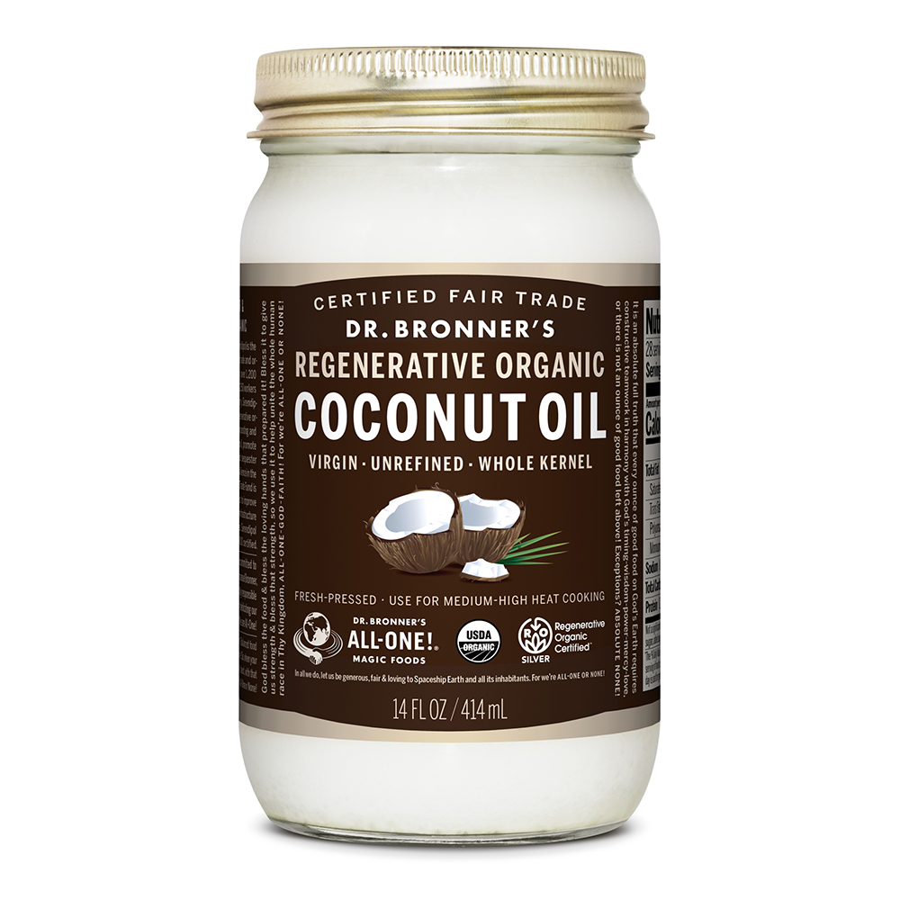 Dr Bronners Whole Kernal Coconut Oil 14 oz