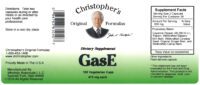 dr christophers gasE capsules supplement facts