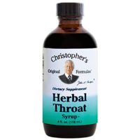 Dr Christopher Throat Syrup 4 oz