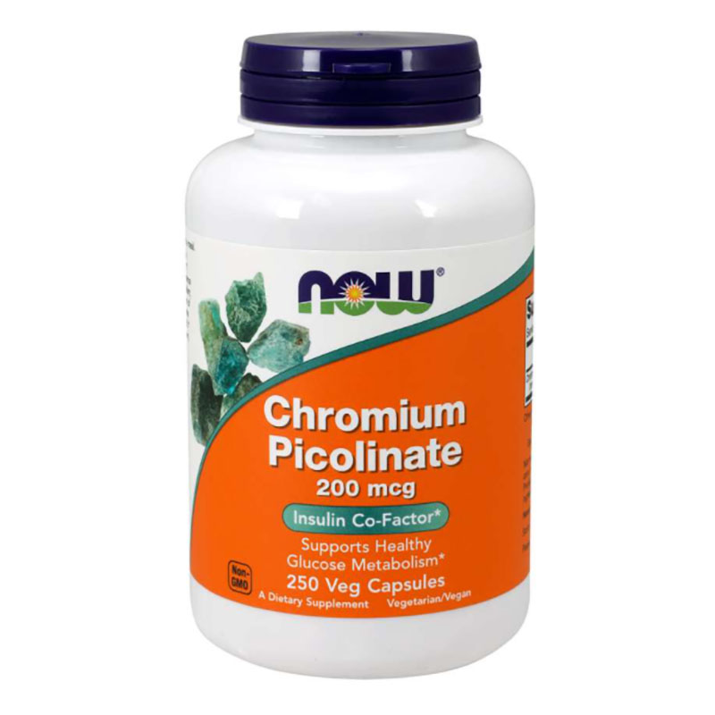 NOW Foods - Chromium Picolinate 200 mcg, 250 Capsules