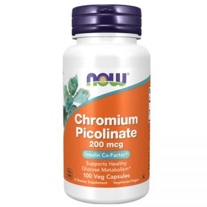 NOW Foods - Chromium Picolinate 200 mcg Veg Capsules