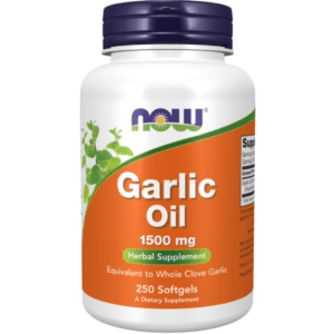 NOW Foods Garlic Oil Supplement 1500 mg 250 Gels