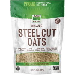 NOW Foods Steel Cut Oats Organic Non GMO 2 lb