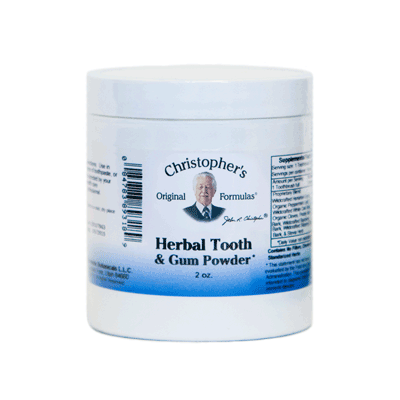 Dr. Christopher's herbal tooth and gum powder - 2oz