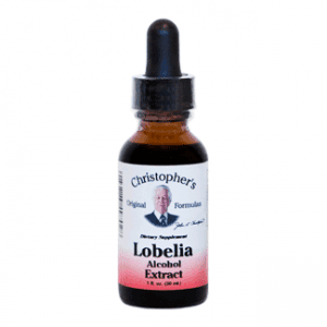 Dr. Christopher's lobelia herb alcohol extract - 2oz.