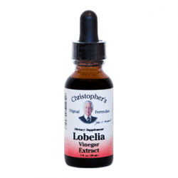 Dr. Christopher's lobelia herb vinegar extract - 2oz.