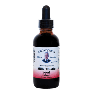 Dr. Christopher's milk thistle seed extract - 2oz.