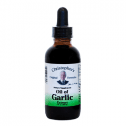 Dr. Christopher's oil of garlic extract - 2oz.