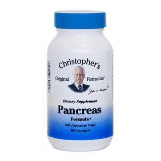 Dr. Christopher's pancreas formula supplement - 100ct.
