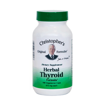 Dr. Christopher's herbal thyroid capsules - 100ct.