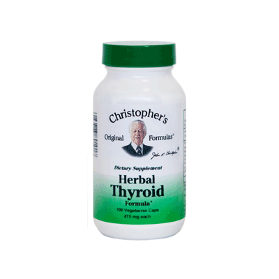 Dr. Christopher's herbal thyroid capules - 100ct.