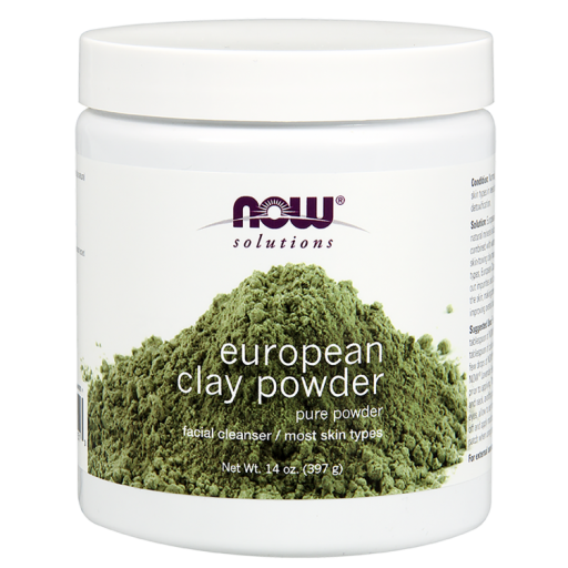 European Clay Powder NOW Foods, 14 oz