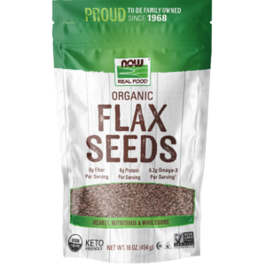 flax seed 2lbs now foods