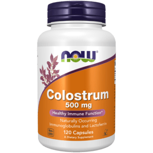 NOW Foods Colostrum 500 mg Capsules – Immune Support Supplement