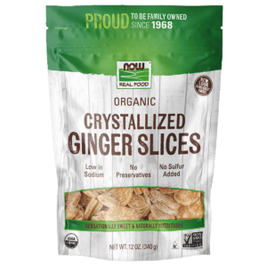 now foods crystallized ginger slices