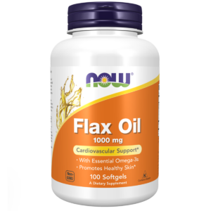 now foods flax oil 1000mg 100 softgels