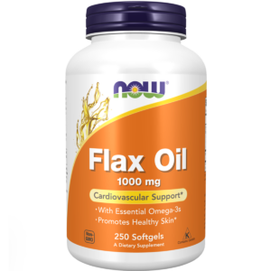 now foods flax oil 1000mg 250 softgels
