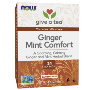 NOW Foods Ginger Mint Comfort Tea