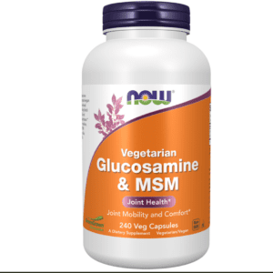 now foods glucosamine and MSM 240 veg capsules