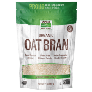 now foods oat bran 14 oz