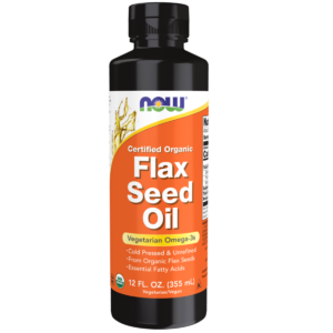 now foods organic flax seed oil liquid 12 fl oz