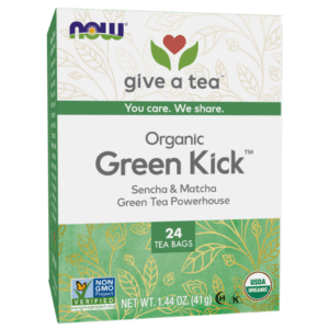 now foods organic green kick 24 tea bags