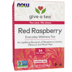 now foods red raspberry tea