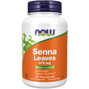 now foods senna leaves 470mg herbal laxative