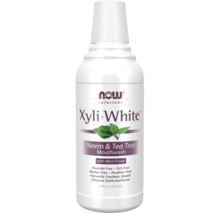 now foods xyliwhite neem and tea tree mouthwash 16 oz