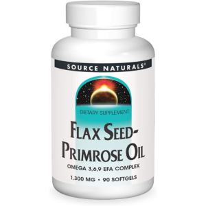 source naturals flaxseed primrose oil 1300 mg 90 softgels