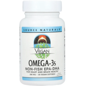 source naturals omega 3s 300mg 30 vegan softgels