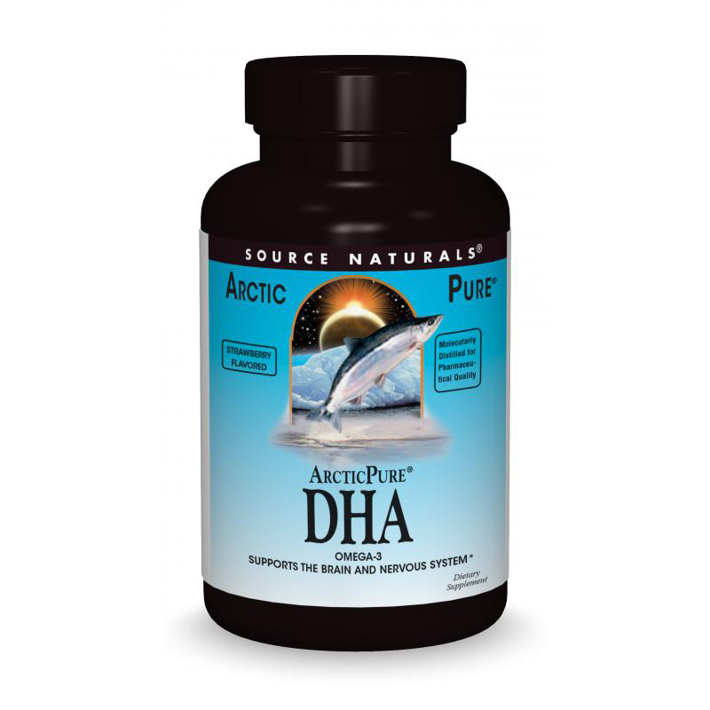 Arctic Pure DHA Omega3 275 mg Strawberry, 120 Softgels, Source Naturals Discount Remedies Inc