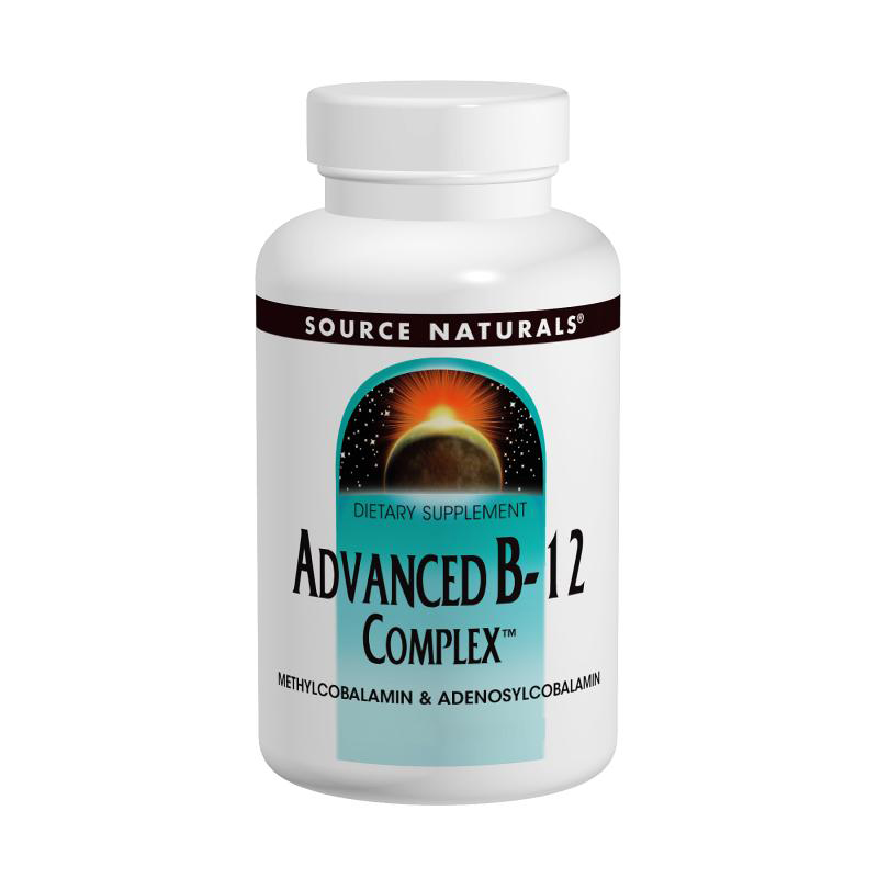 Advanced B-12 Complex 5 Mg, 60 Lozenges, Source Naturals - Discount ...