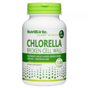 NutriBiotic Chlorella 500 mg, 150 tabs, Vegan